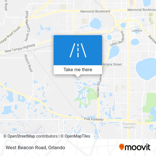 Mapa de West Beacon Road