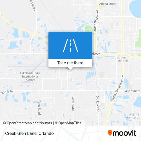 Mapa de Creek Glen Lane
