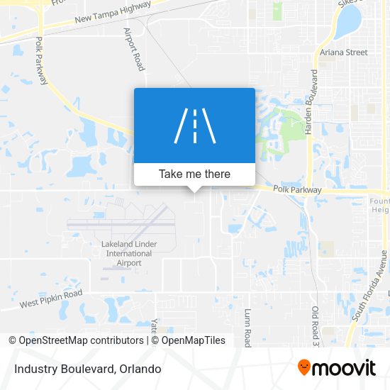 Industry Boulevard map