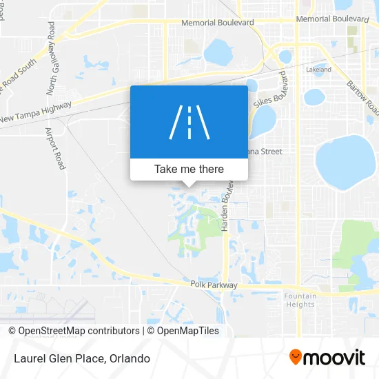 Laurel Glen Place map
