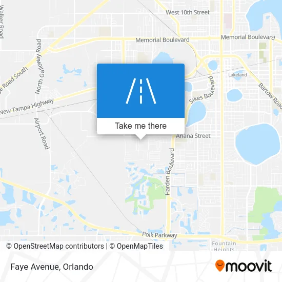 Faye Avenue map