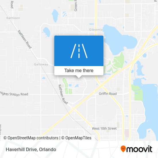 Mapa de Haverhill Drive