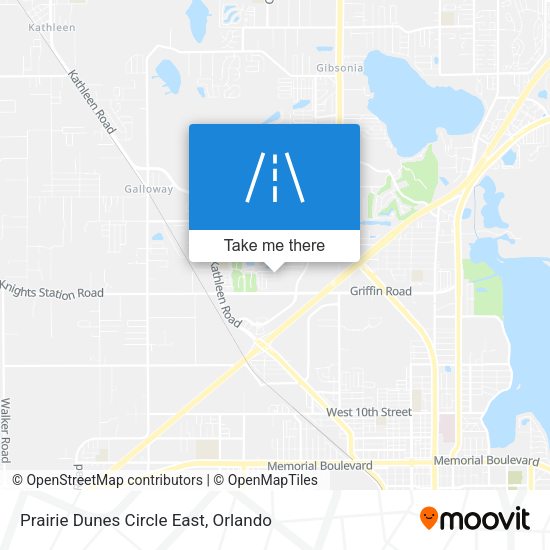 Prairie Dunes Circle East map