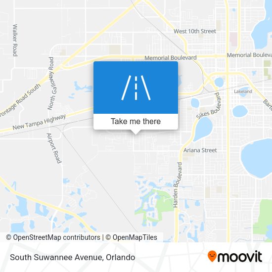 South Suwannee Avenue map
