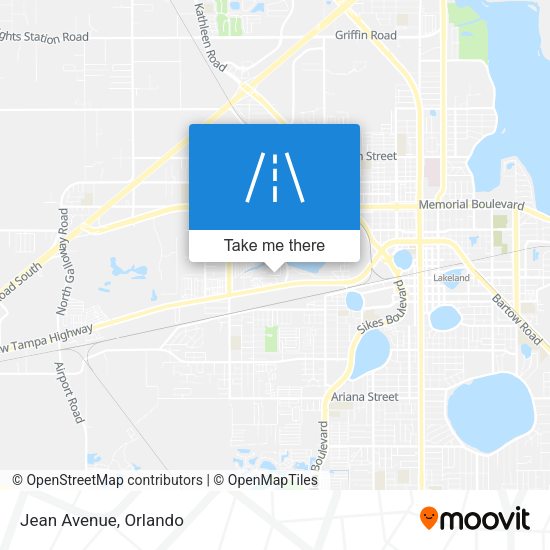 Mapa de Jean Avenue