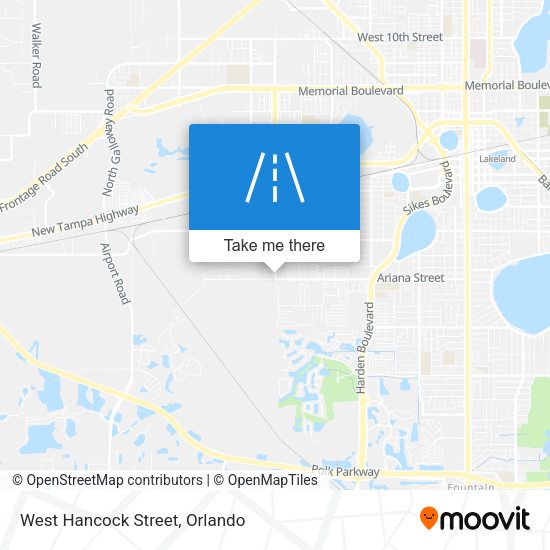 West Hancock Street map
