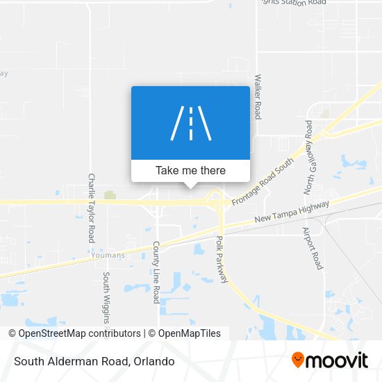 South Alderman Road map