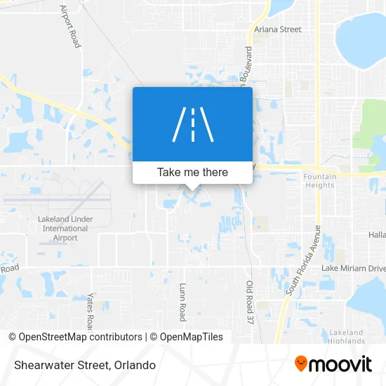 Shearwater Street map