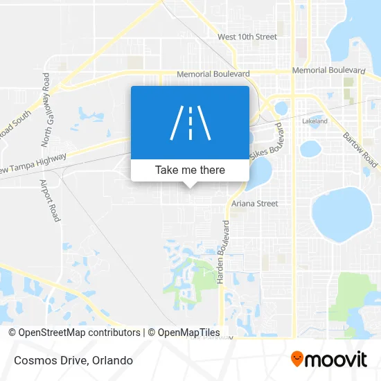 Cosmos Drive map