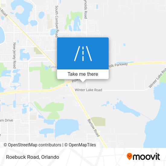 Roebuck Road map