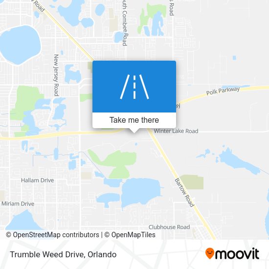 Trumble Weed Drive map