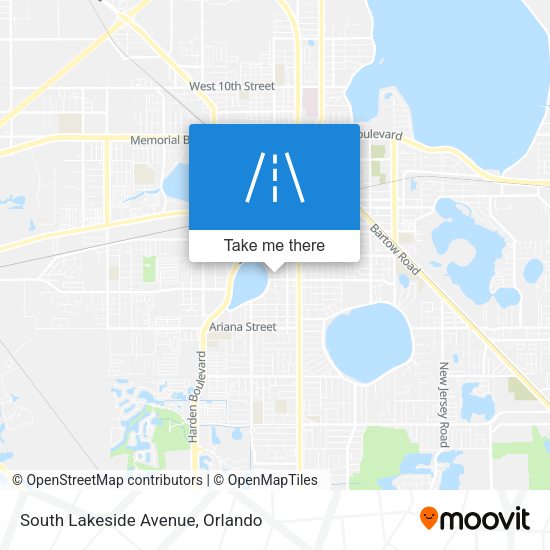 South Lakeside Avenue map