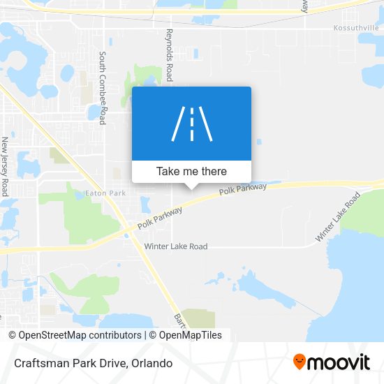 Craftsman Park Drive map
