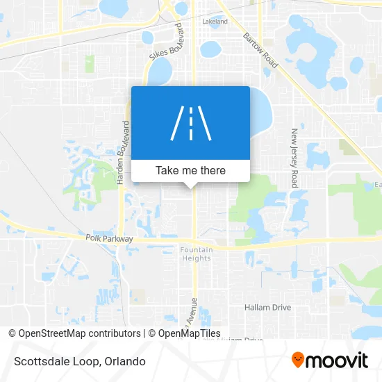 Scottsdale Loop map