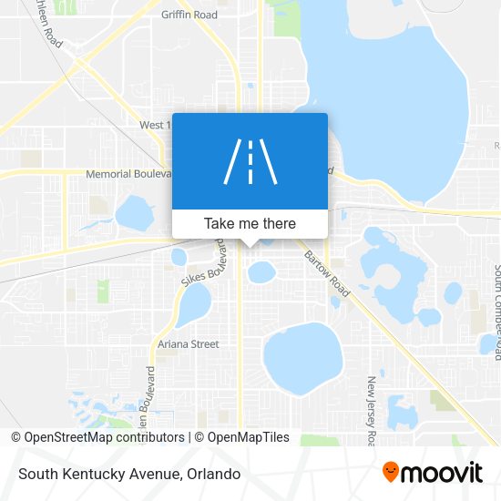 South Kentucky Avenue map