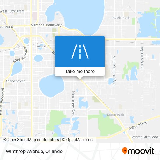 Mapa de Winthrop Avenue