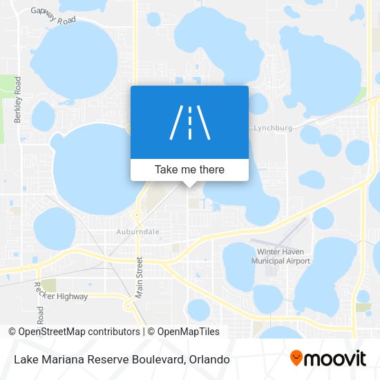 Lake Mariana Reserve Boulevard map