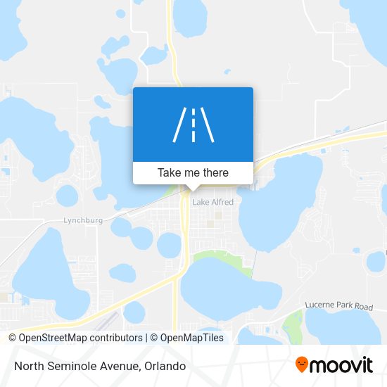 Mapa de North Seminole Avenue