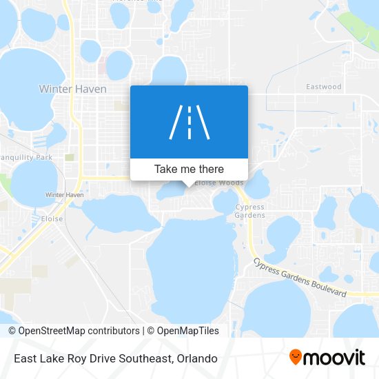 Mapa de East Lake Roy Drive Southeast