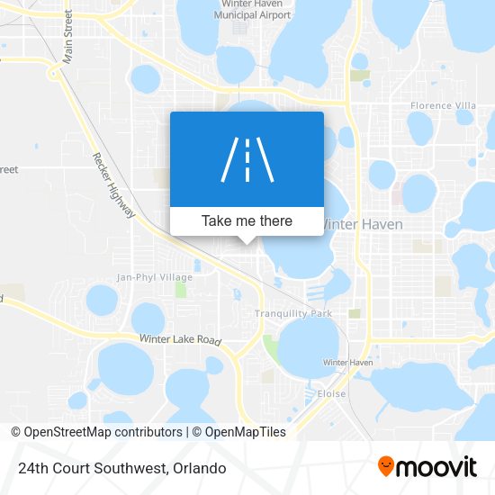 Mapa de 24th Court Southwest