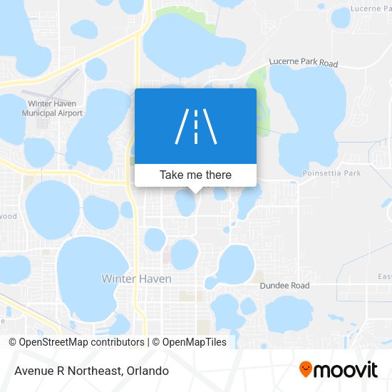 Avenue R Northeast map