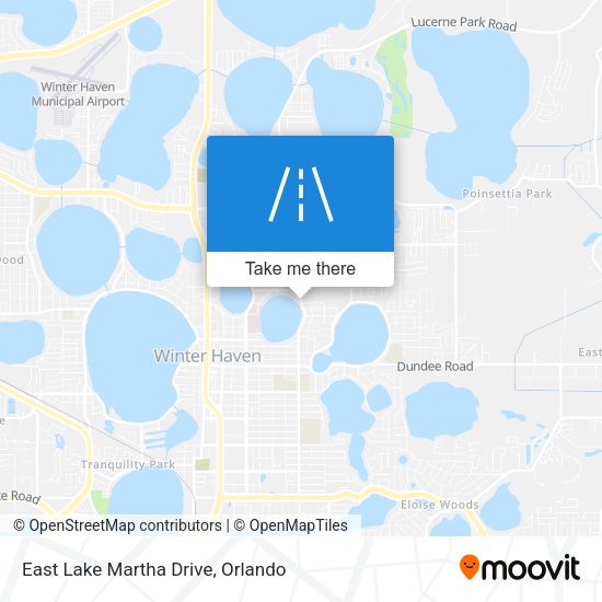 East Lake Martha Drive map