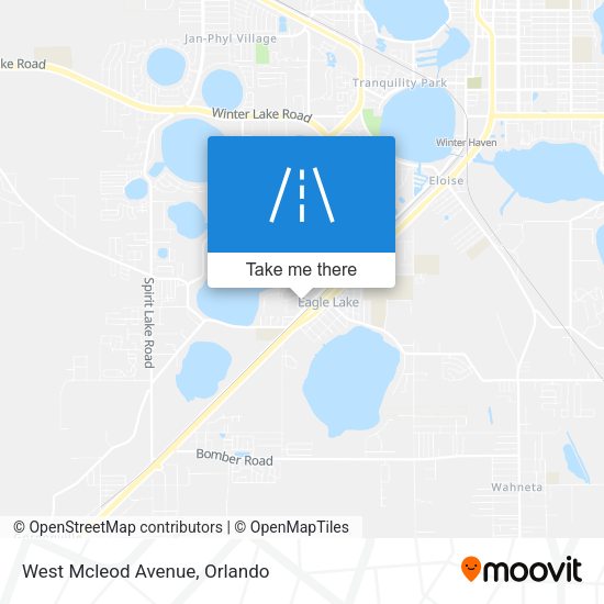 Mapa de West Mcleod Avenue