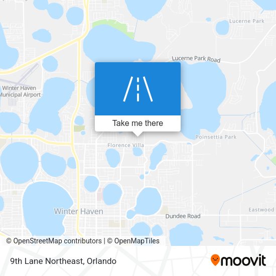 9th Lane Northeast map