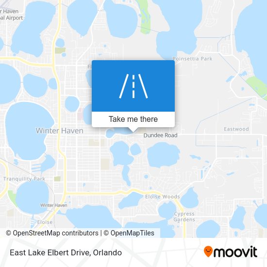 Mapa de East Lake Elbert Drive