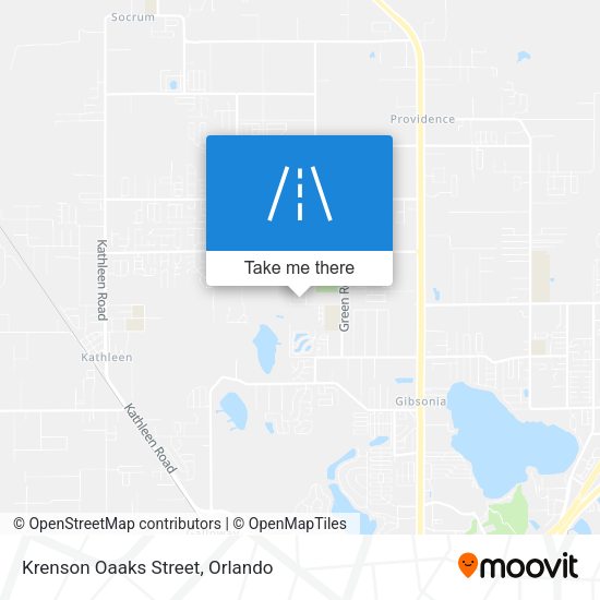 Mapa de Krenson Oaaks Street