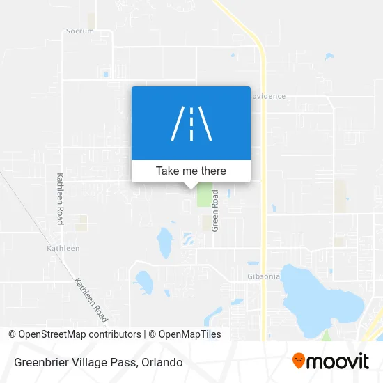 Greenbrier Village Pass map