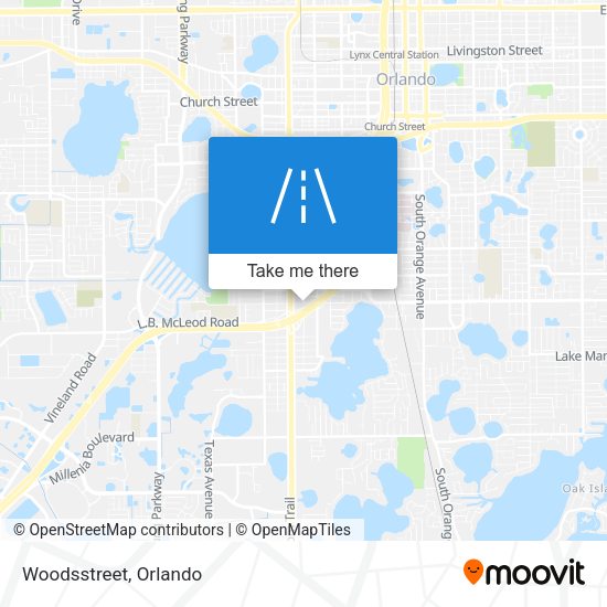 Mapa de Woodsstreet