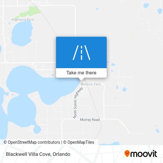 Blackwell Villa Cove map