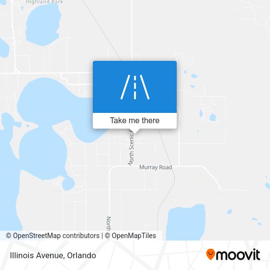 Mapa de Illinois Avenue