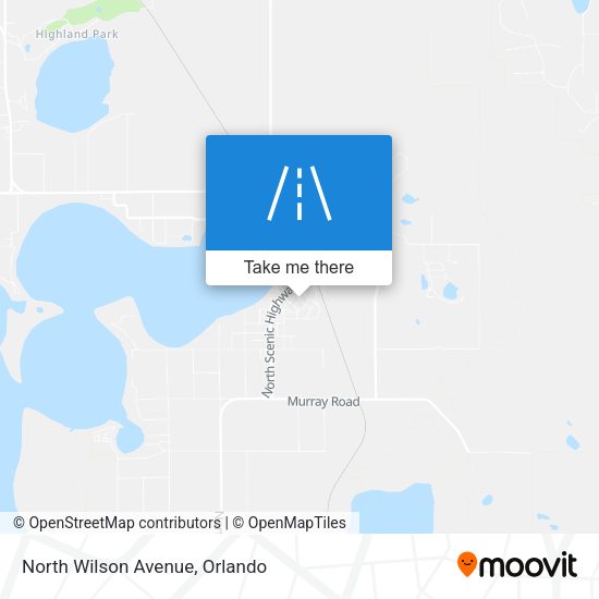 Mapa de North Wilson Avenue