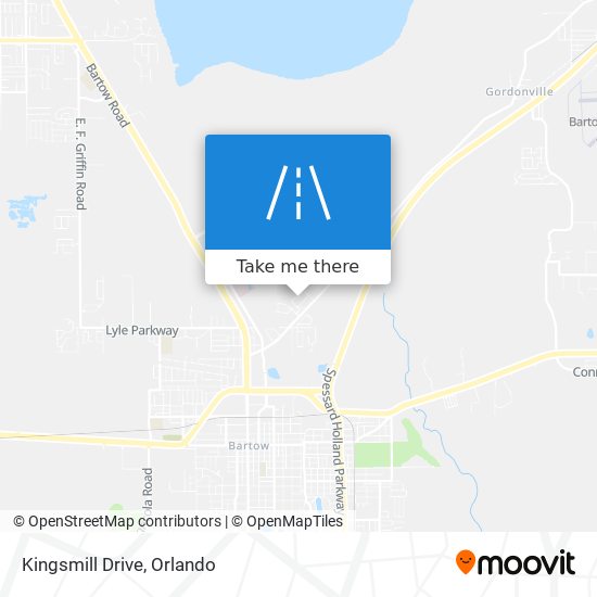 Kingsmill Drive map