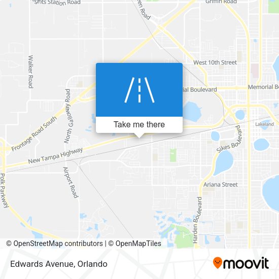 Mapa de Edwards Avenue