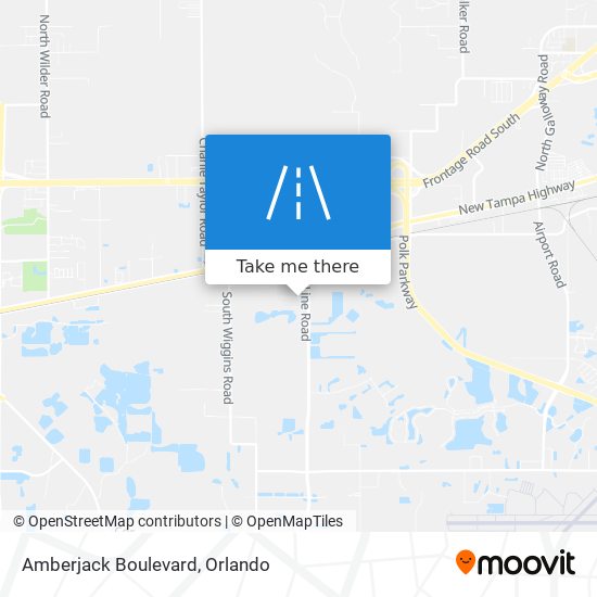 Amberjack Boulevard map