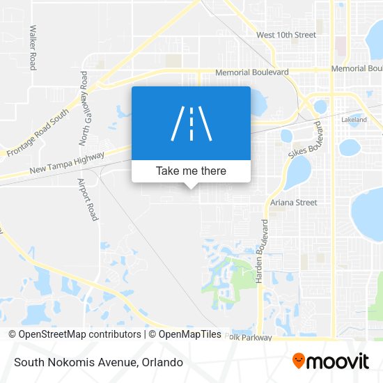 South Nokomis Avenue map