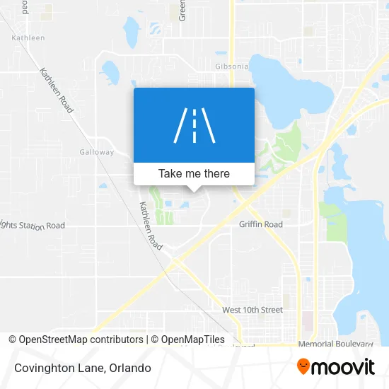 Mapa de Covinghton Lane