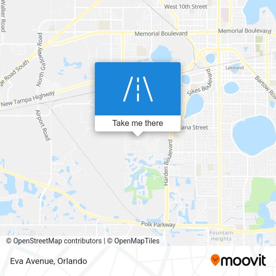 Mapa de Eva Avenue