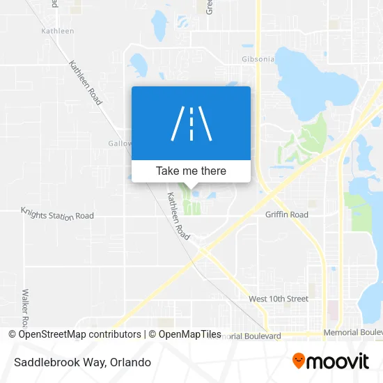 Saddlebrook Way map