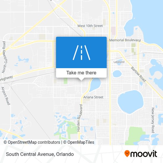 Mapa de South Central Avenue