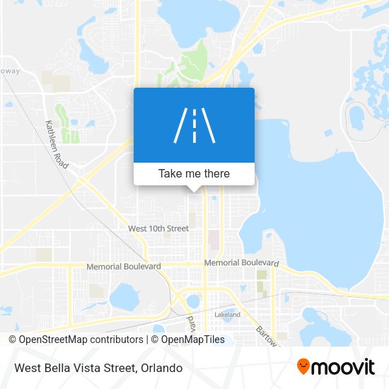 Mapa de West Bella Vista Street