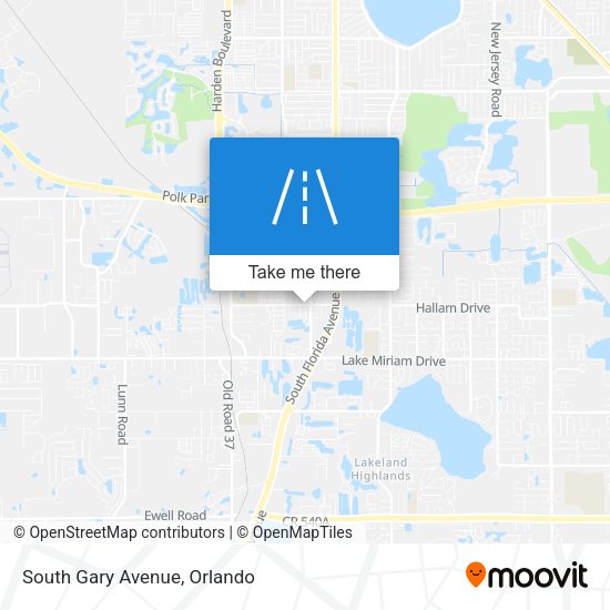 Mapa de South Gary Avenue