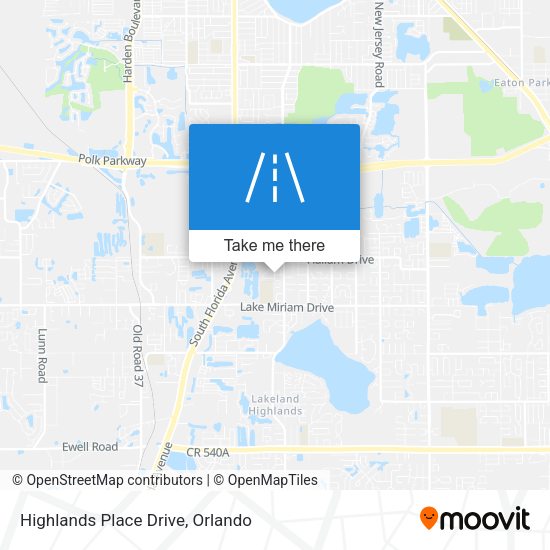 Highlands Place Drive map