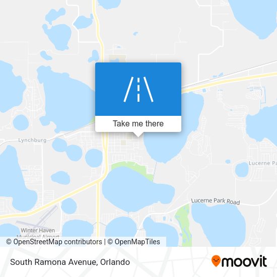Mapa de South Ramona Avenue