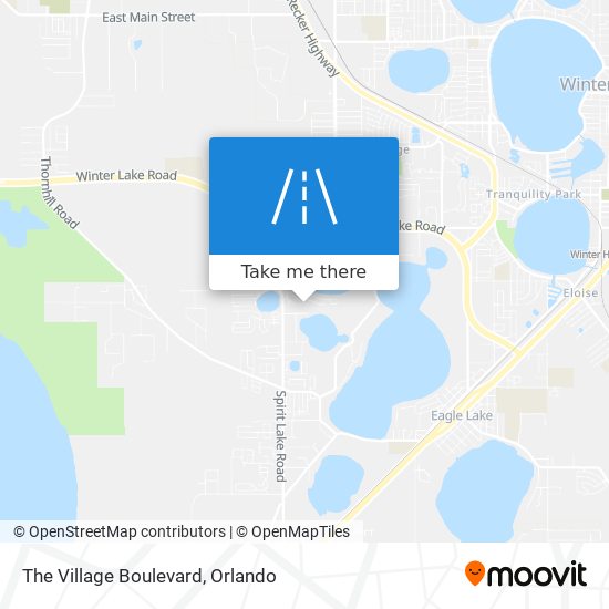 Mapa de The Village Boulevard