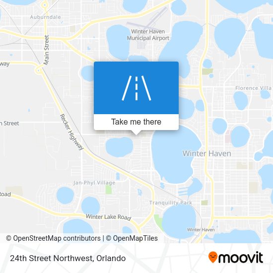 24th Street Northwest map