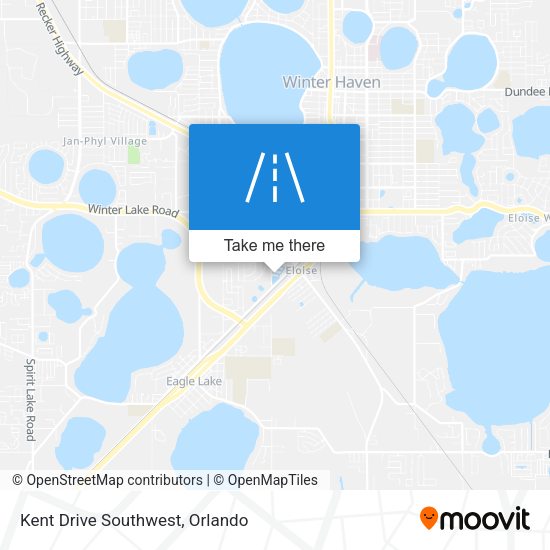 Kent Drive Southwest map